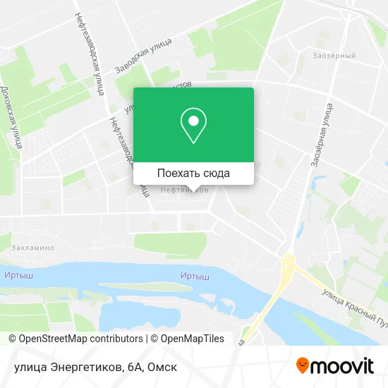 Карта улица Энергетиков, 6А