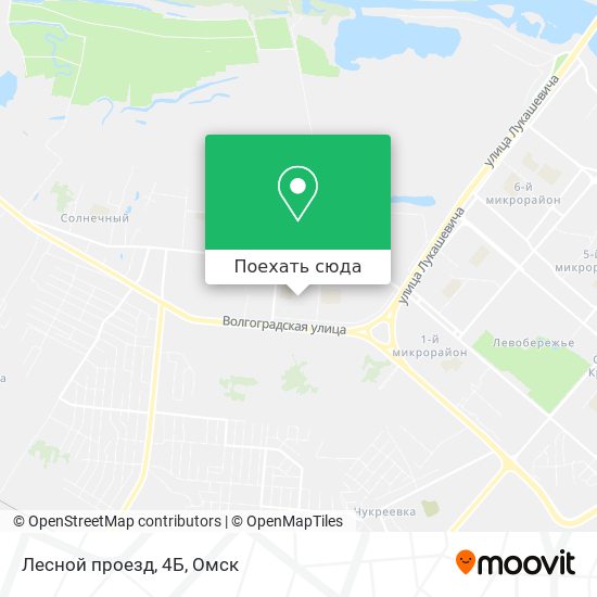 Карта Лесной проезд, 4Б