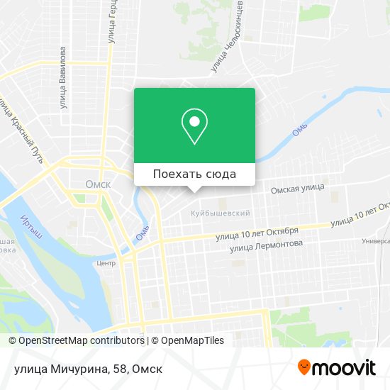 Карта улица Мичурина, 58