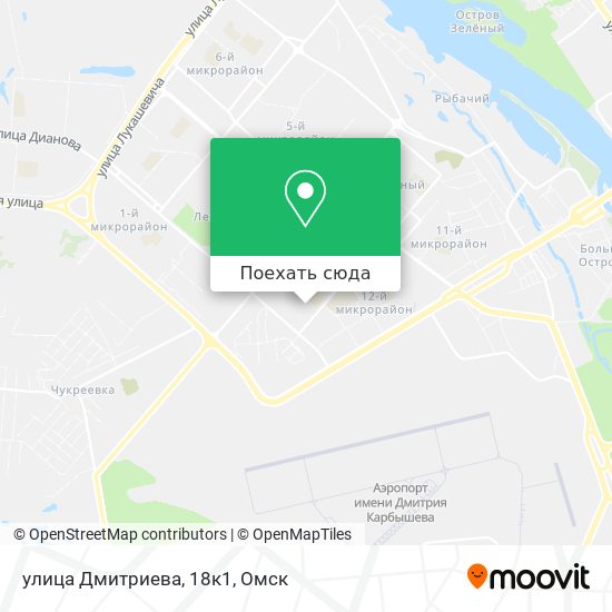 Карта улица Дмитриева, 18к1