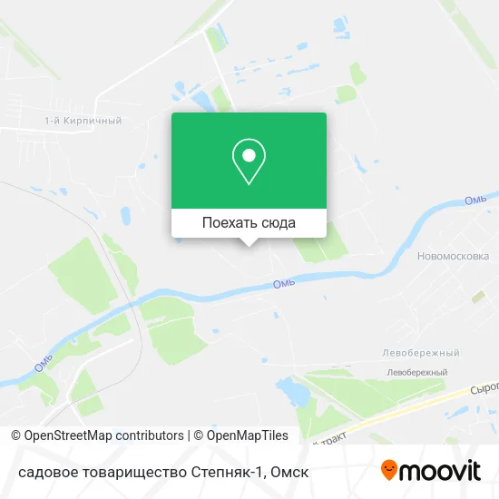 Карта садовое товарищество Степняк-1