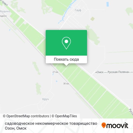 Карта садоводческое некоммерческое товарищество Озон