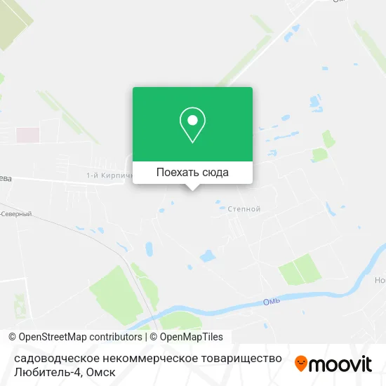 Карта садоводческое некоммерческое товарищество Любитель-4