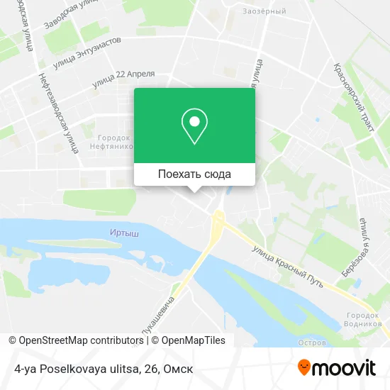 Карта 4-ya Poselkovaya ulitsa, 26