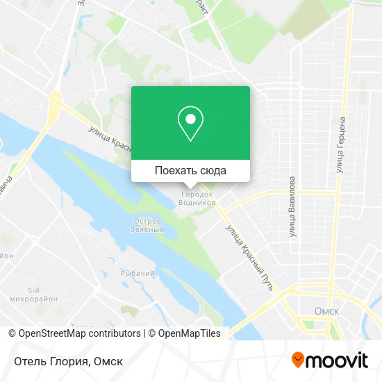 Карта Отель Глория