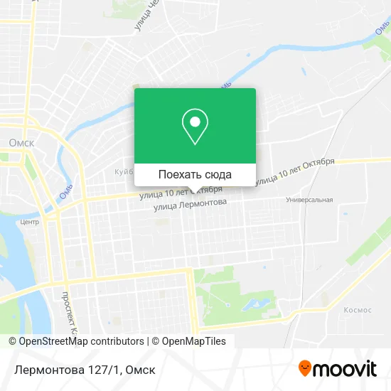 Карта Лермонтова 127/1