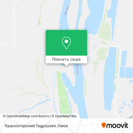 Карта Красногорский Гидроузел