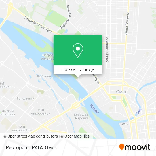 Карта Ресторан ПРАГА