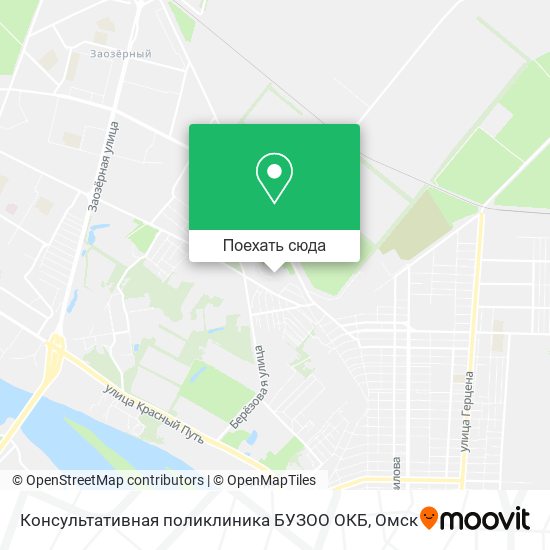 Карта Консультативная поликлиника БУЗОО ОКБ