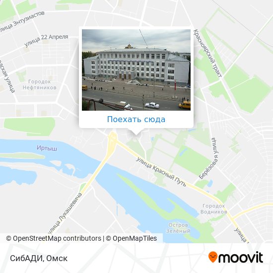 Карта СибАДИ