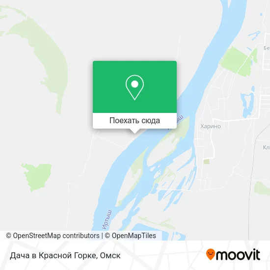 Карта Дача в Красной Горке