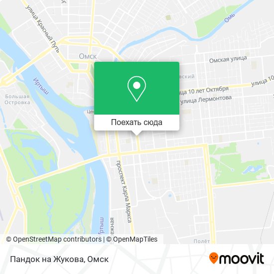 Карта Пандок на Жукова