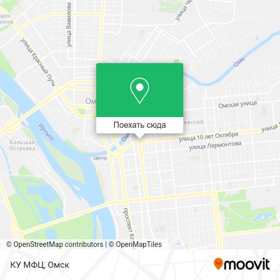 Карта КУ МФЦ