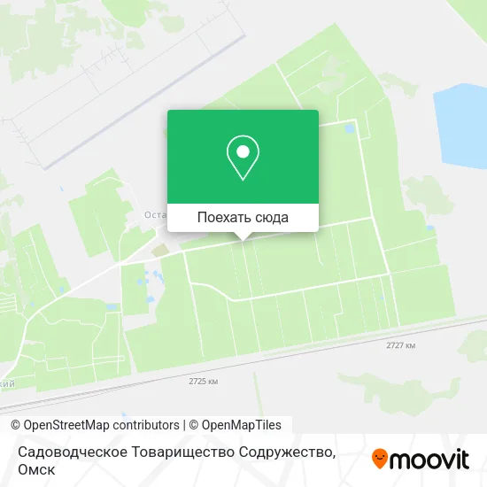 Карта Садоводческое Товарищество Содружество