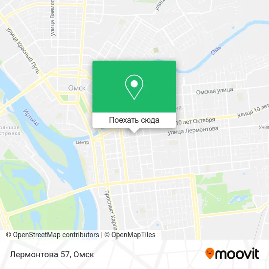 Карта Лермонтова 57