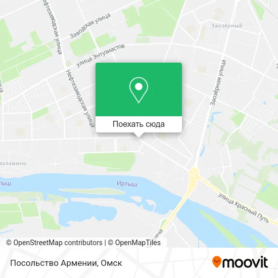 Карта Посольство Армении