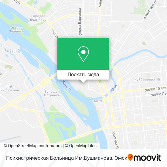 Карта Психиатрическая Больница Им.Бушманова