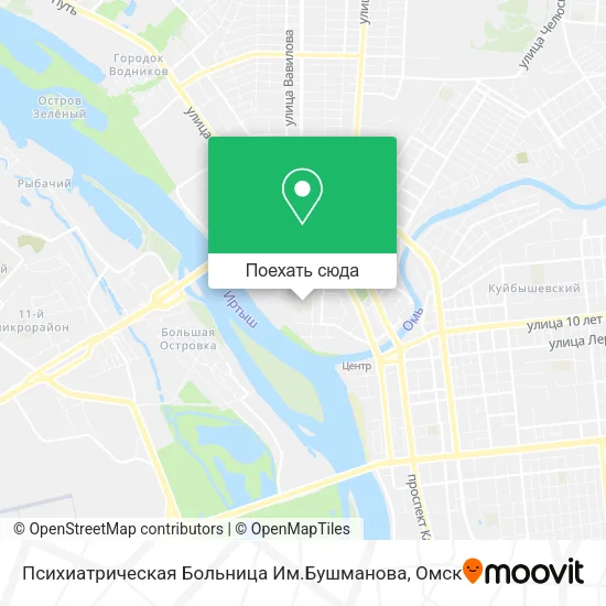 Карта Психиатрическая Больница Им.Бушманова