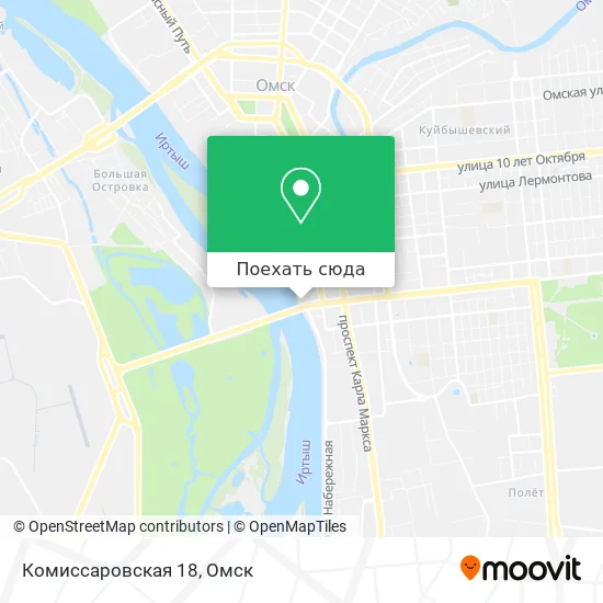 Карта Комиссаровская 18