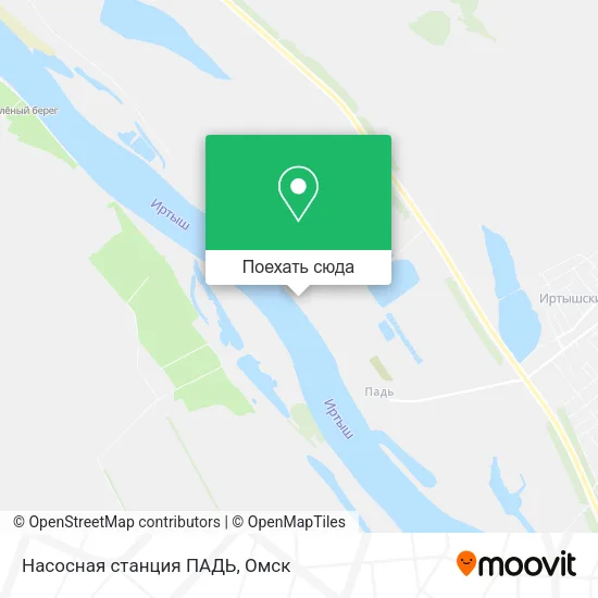 Карта Насосная станция ПАДЬ