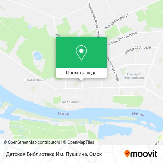Карта Детская Библиотека Им. Пушкина