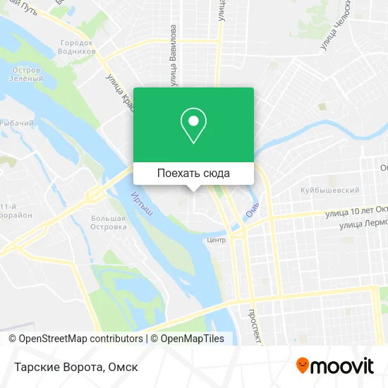 Карта Тарские Ворота