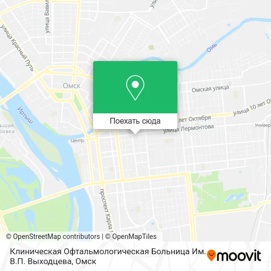 Карта Клиническая Офтальмологическая Больница Им. В.П. Выходцева