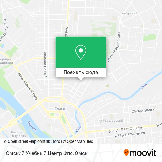 Карта Омский Учебный Центр Фпс