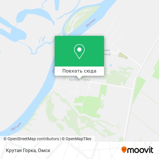 Крутая горка омск карта спутник