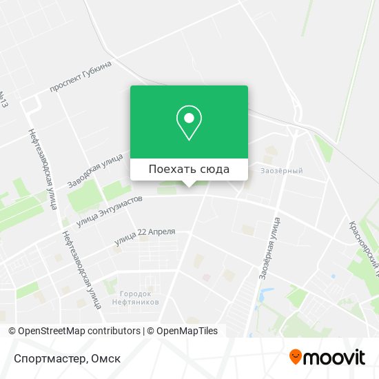 Карта Спортмастер