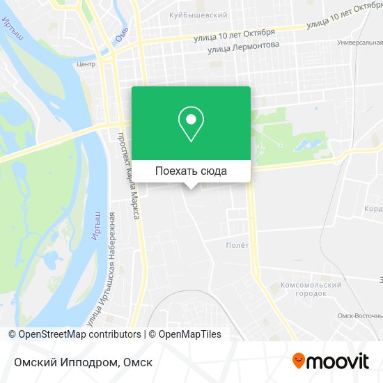 Карта Омский Ипподром