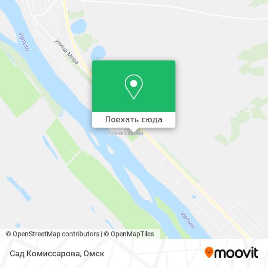 Карта Сад Комиссарова