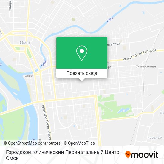 Карта Городской Клинический Перинатальный Центр