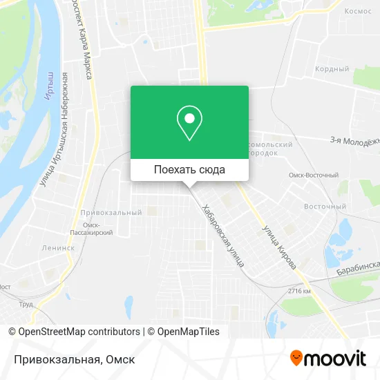 Карта Привокзальная