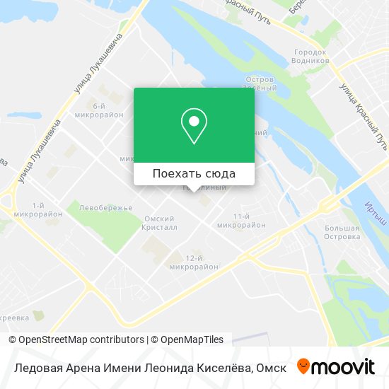 Карта Ледовая Арена Имени Леонида Киселёва