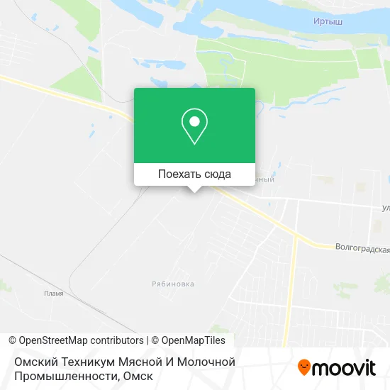 Карта Омский Техникум Мясной И Молочной Промышленности