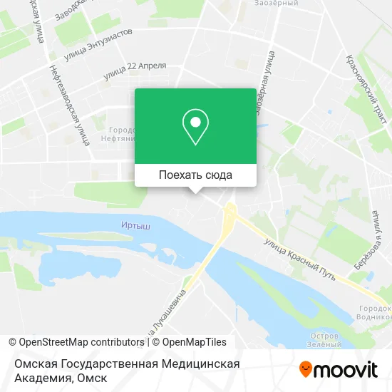 Карта Омская Государственная Медицинская Академия
