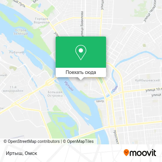 Карта Иртыш