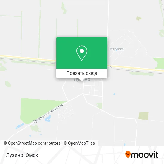 Карта Лузино
