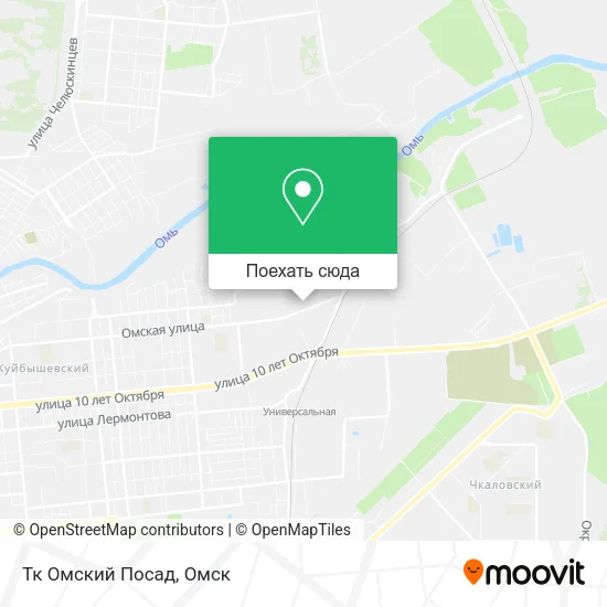 Карта Тк Омский Посад