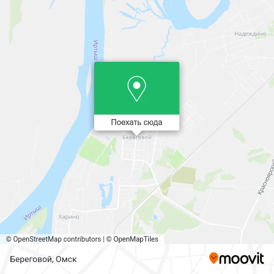 Карта Береговой