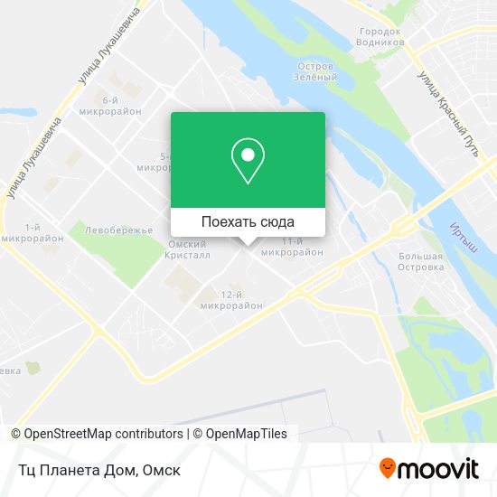 Карта Тц Планета Дом