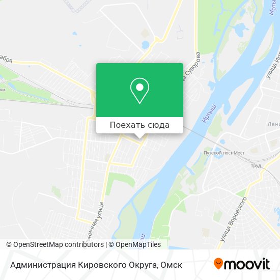 Карта Администрация Кировского Округа