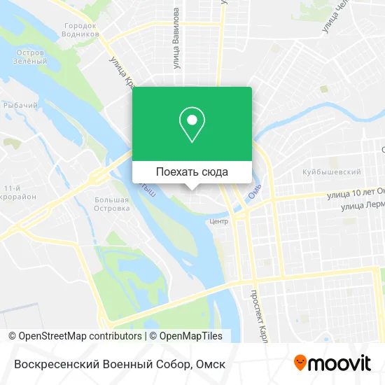 Карта Воскресенский Военный Собор