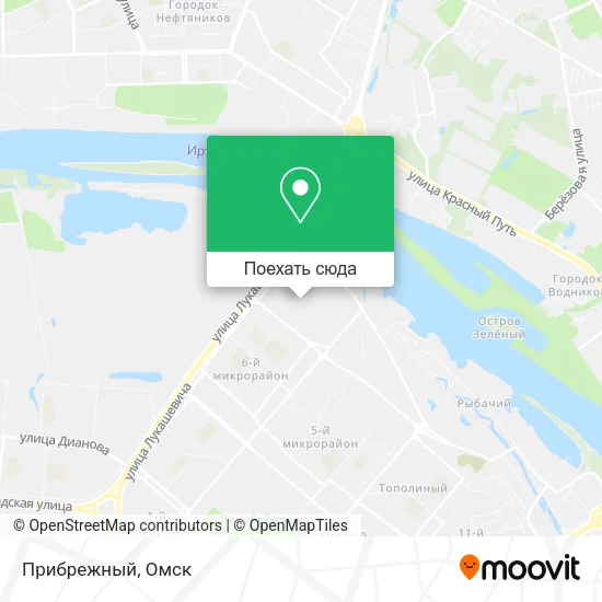 Карта Прибрежный