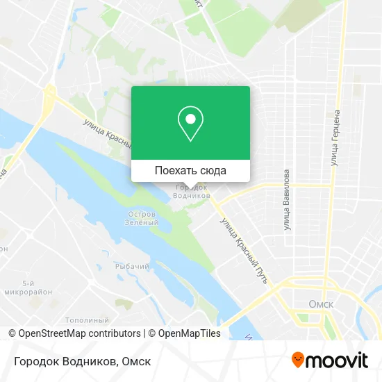 Карта Городок Водников