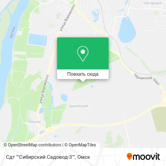 Карта Сдт ""Сибирский Садовод-3""