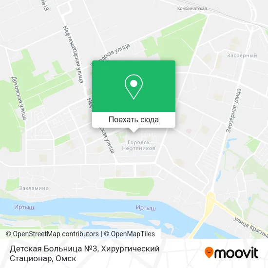 Карта Детская Больница №3, Хирургический Стационар
