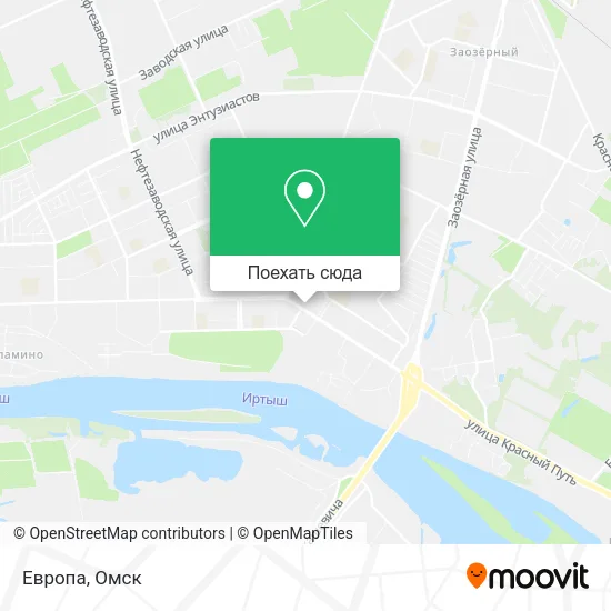 Карта Европа