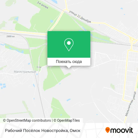 Карта Рабочий Посёлок Новостройка